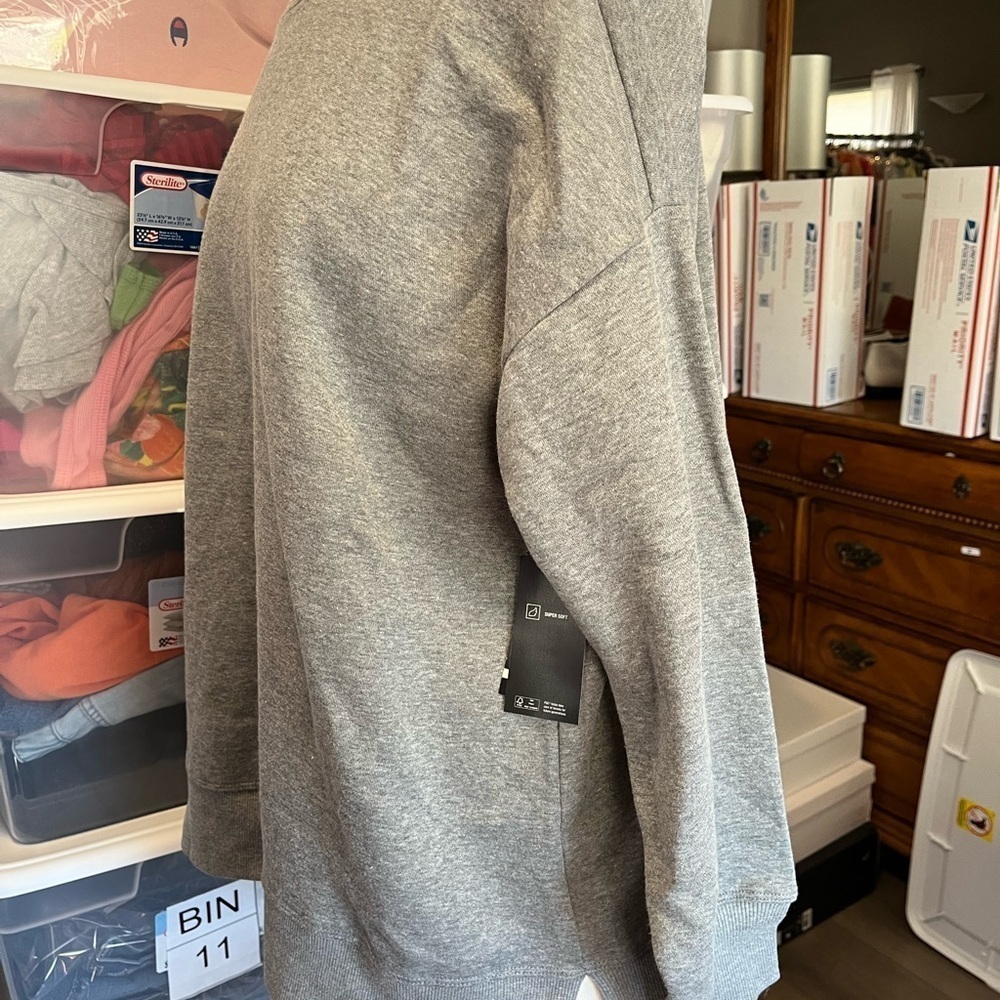 Ideology Grey Sweatshirt - Picture 3 of 6